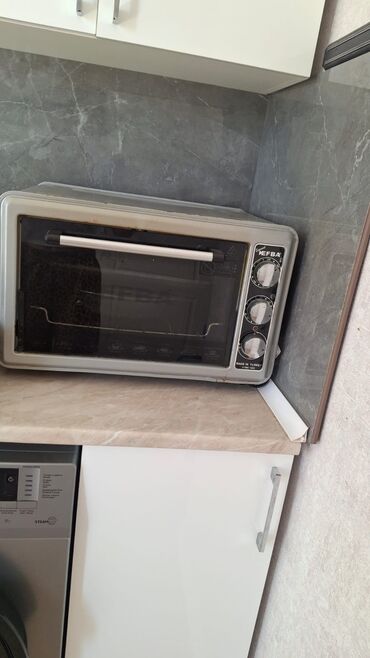 mətbəx avadanlıqları: Duxovka Elektrik, rəng - Boz, Quraşdırılan, İşlənmiş