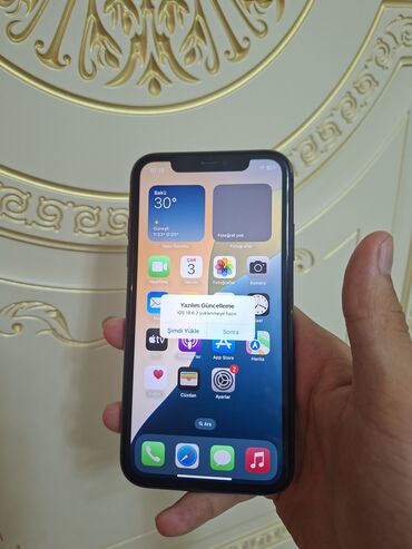 VAZ (LADA): IPhone 11, 128 GB, Black Titanium, Simsiz şarj, Face ID, Sənədlərlə