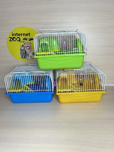 Зоотовары: Есть одноэтажные, двухэтажные, трехэтажные, с трубами и туннелями — 20