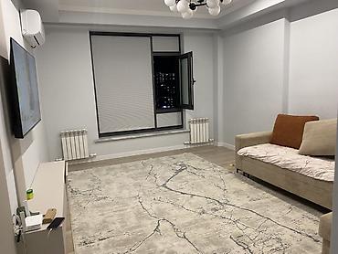 deluxe: 2 комнаты, Ала-Арча ТРЦ Агентство недвижимости, Семейным, от 1 года, от 6 месяцев, С мебелью полностью — 1