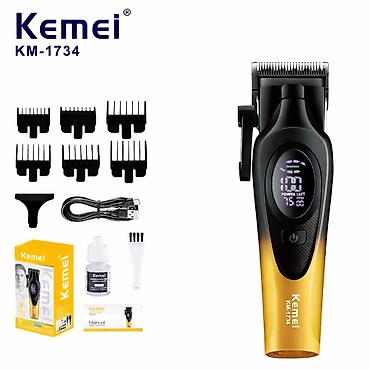 Бытовая техника: №: 12891 Məhsulun adı: Saç kəsimi üçün cihaz Kemei KM-1734 2000 mAh — 1