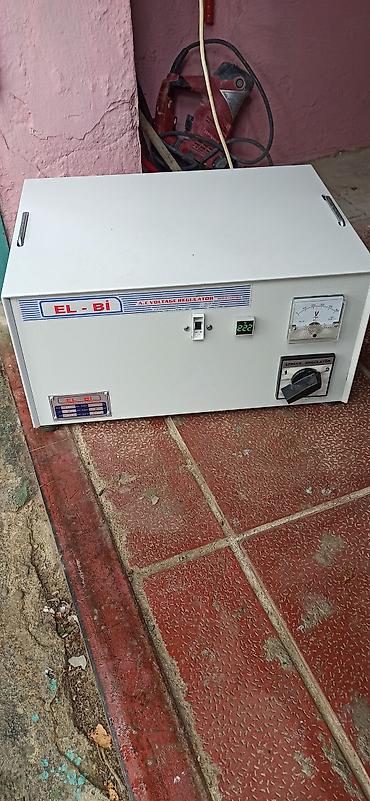 ev əsyalar: EL-Bİ A.C. Voltage Regulator – Servo Kontrol - Model: EL-Bİ “Voltaj — 1