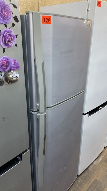 Aspiratorlar: 2 qapılı Toshiba Soyuducu Satılır, rəng - Boz