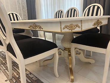 islenmis divan: Stol stul ela vezyetde 8neferlik 220/120 olcusunde koc sebebi ile — 2