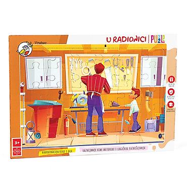 kolica chicco: Vrabac slagalica „U radionici“ – dečije puzzle sa 30 komada - Šifra — 1