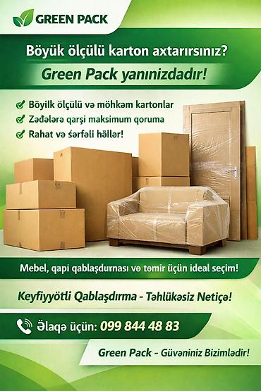 Digər xidmətlər: Green Pack karton qutu istehsalat muessiezmiz toptan butun — 1