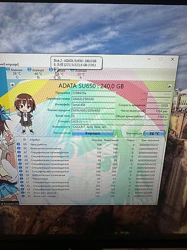 Жесткие диски, переносные винчестеры: Накопитель, Б/у, ADATA, SSD, 128 ГБ, Для ПК — 5