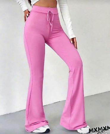 tom tailor torbe: Ženske pantalone sa visokim strukom i zvonastim nogavicama Pantalone — 1