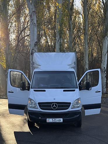 w210 e320: Mercedes-Benz Sprinter (двухрядная кабина) — тентованный бортовой — 7