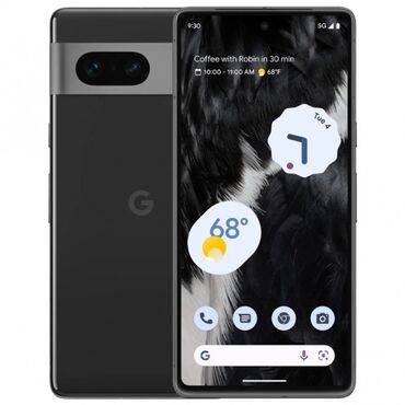 Google: Google Pixel 7, Б/у, 128 ГБ, цвет - Черный, 1 SIM, eSIM