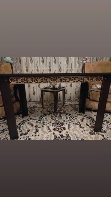 Qonaq masası, Yeni, Açılmayan, Dördbucaq masa, Türkiyə