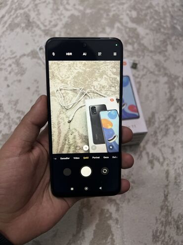 Redmi: Redmi Note 11S, 128 GB, rəng - Qara, Barmaq izi, Face ID — 6