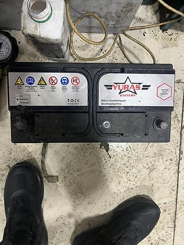 elektron motor: YURAS Battery avtomobil akkumulyatoru - Gərginlik: 12 V - Tutum: 100 — 2