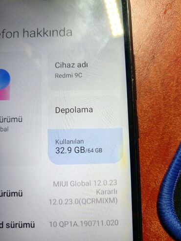 Автоэлектроника: Redmi 9C, 64 ГБ, цвет - Серый