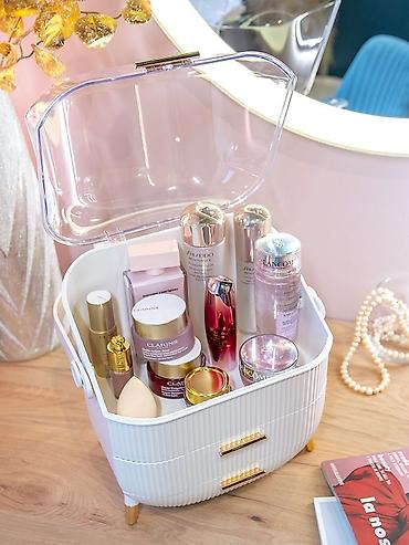 Шкатулки и подставки: Органайзер для косметики Выражение "красота в простоте", устоявшаяся — 9