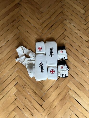 утепленные спортивные костюмы: Kyokushin döyüş dəsti – 4 hissə Qol və baldır üçün qoruyucular (1