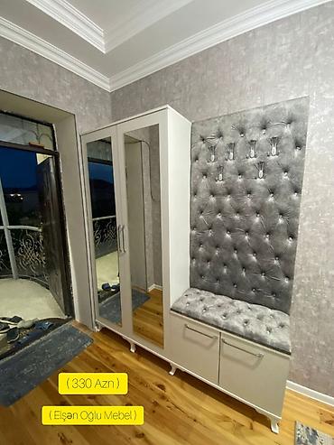 Dəhliz dolabları: Yeni, 2 qapılı, Güzgülü, Ağ, Açılan, Düz dolab — 1
