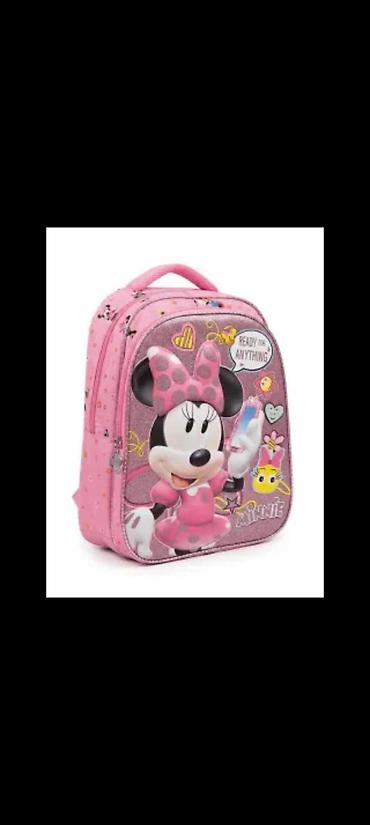 pez figure: Školski ranac Minnie Mouse sa 3D detaljima i anatomskim leđima Prelep — 1