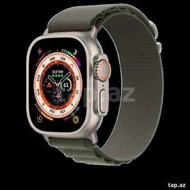 Qol saatları: Apple Watch Ultra Green Alpine Loop 49mm kəməri. Orijinal yeni və — 7