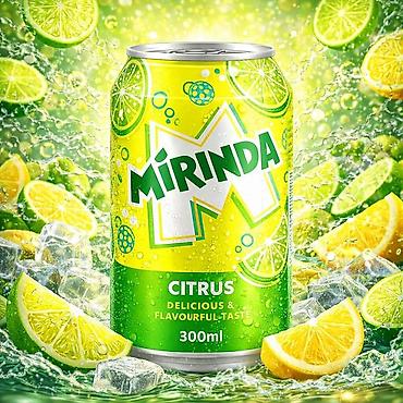 Азык-түлүктөр: Mirinda Citrus — освежающий газированный напиток с ярким цитрусовым — 1