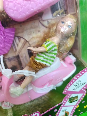 мама сын: Кукла девушка и дочка на мотоцикле👧 Комплектация товара: кукла мама — 3