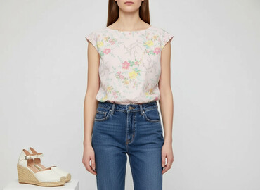 modne bluzki plus size: Жіноча блуза, розмір L