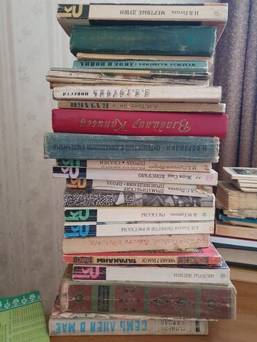 Digər kitablar və jurnallar: Çoxlu sayda kitablar var.Rus dilində povestlər və romanlar.Qiymətlər — 24