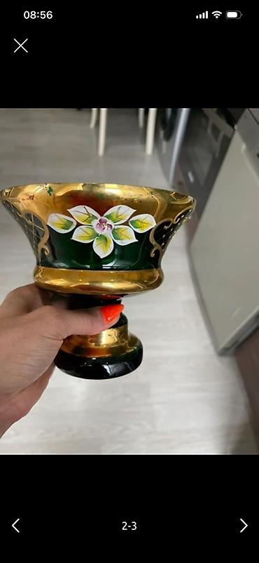 konfet sebetleri: Məhsul: Şüşə dekorativ qaşqay (2 ədəd) Təsvir: - Material: qalın — 2