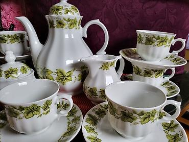 tea pre i posle: Servis za kafu,caj nemacka wunsiedel porcelan Bavaria 70te. Nemacki — 3