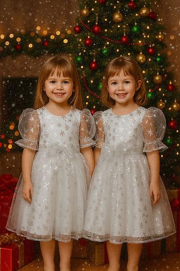 Платья: Детское платье, цвет - Белый — 4