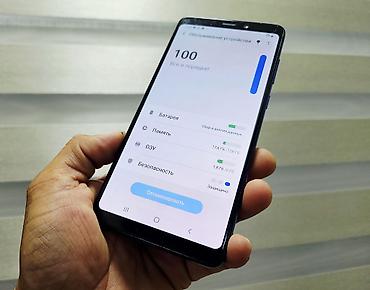 samsung galaxy a9: Samsung Galaxy A9, Б/у, 128 ГБ, цвет - Синий, 2 SIM — 8