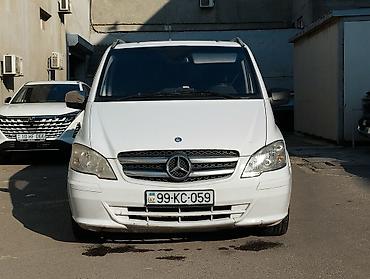 mercedes vito van: Mercedes-Benz Vito mikroavtobus - Korpus: ağ rəng, sürgülü yan qapı — 1