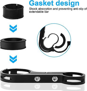 Dodaci za bicikl: Ekstenzija/Adapter za volan bicikla – dodatna šipka za montažu opreme — 9