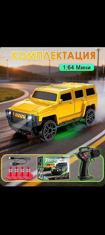 маленький машинка: HotWheels на пульте, RC, долго играет, + зарядка + коробка, хотвилс — 2