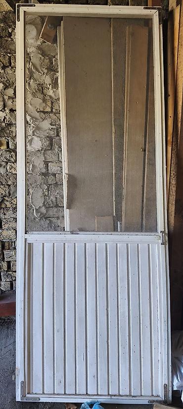 radne cipele patike: Drvena spoljašnja vrata – više komada, staklena i mrežasta - Tip — 3