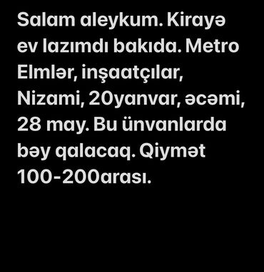 sumqayit 9 cu mikrorayon satilan evler: Kirayə ev bəylərə. Kimdəsə varsa yazsın. Tələbə deyiləm işləyirəm