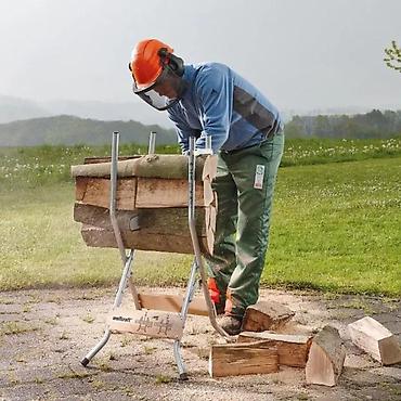 Ostala baštenska oprema: Wolfcraft držač/kolijevka za sečenje ogrevnog drveta (stalak za — 4