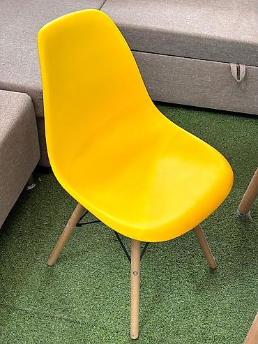 herman miller: Пластиковый стул, Новый, цвет - Желтый — 1