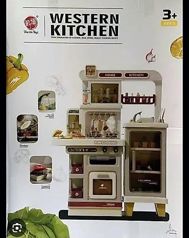 детские кухни для девочек: Игровой кухонный набор Western Kitchen (для детей 3+) - Реалистичная — 1