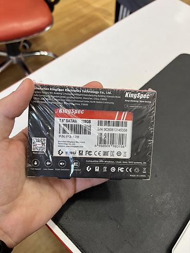 ssd netak: Teze bagli qutuda acilmamish SSD satilir, 128 Gb Kingspec dirmali — 2