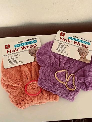 patike sa srcima: Mikrofiber turban/kapica za kosu – Hair Wrap 4 komada po ceni - — 1