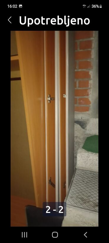 polovan namestaj novi sad klisa: Double warderobe, Plywood, color - Brown, Used