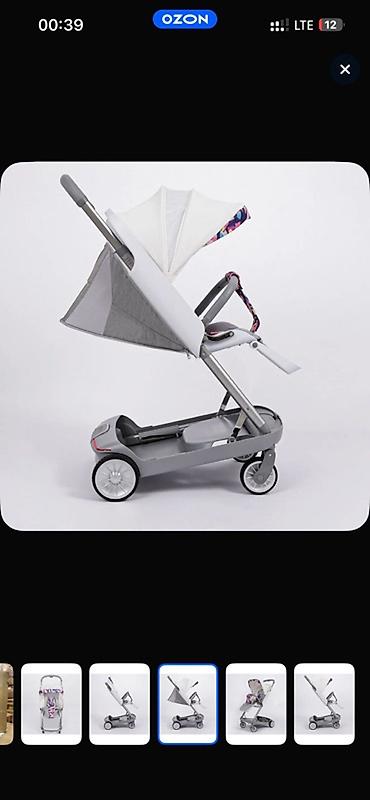 doona велосипед: Коляска прогулочная Street Racer LUNA, белая экокожа - Тип — 1