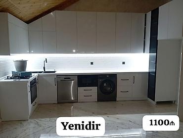 Mətbəx mebeli: *1100₼ yeni vitrin MƏTBƏX mebeli SATILIR*‼️ ÖLÇÜ:-5 deqiq deyil amma — 1