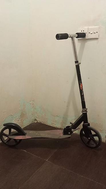velo skuter: Böyuk təkərli şosse/skuter - Mexaniki skuter, iki təkərli model - — 1