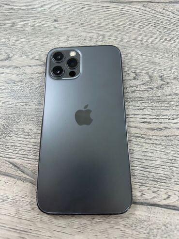 стационарный компьютер: IPhone 12 Pro, Б/у, 128 ГБ, Графит, Защитное стекло, Чехол, 77 %