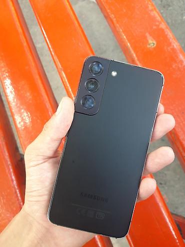 iphone mini 12: Samsung Galaxy S22, Б/у, 256 ГБ, цвет - Черный, 1 SIM — 1