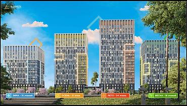 Продажа квартир: 2 комнаты, 82 м², Асанбай мкр Элитка, 15 этаж, ПСО (под самоотделку) — 3