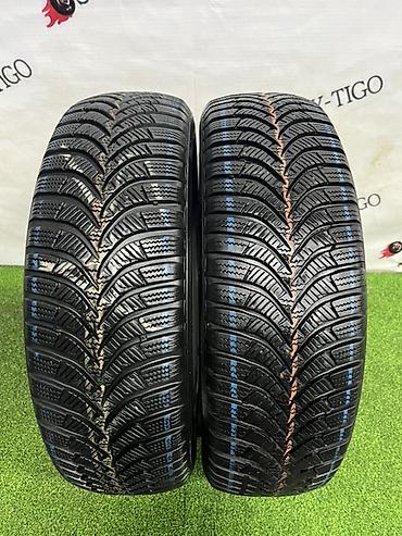 952 2: Шины 175 / 65 / R 15, Зима, Б/у, Пара, Легковые, Hankook — 1