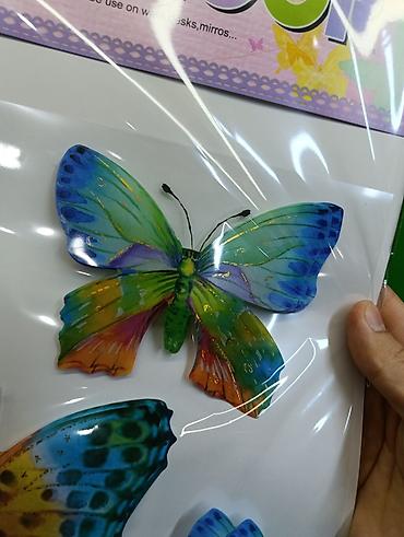 seed papilio: Бабочки наклейки для детского творчества в ассортименте🦋 Комплектация — 4